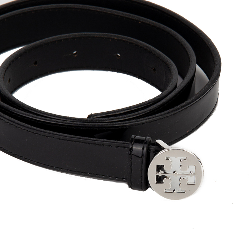 TORY BURCH BLACK CLASSIC BELT | WOMENS SIZE 1,13 - Picture 3 of 4